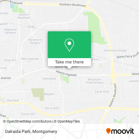 Mapa de Dalraida Park