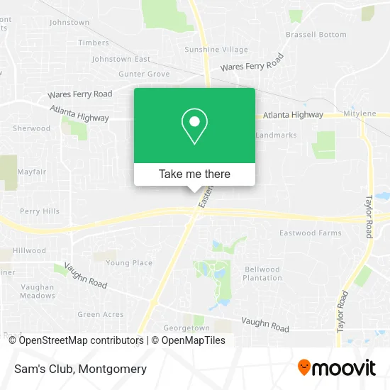 Sam's Club map