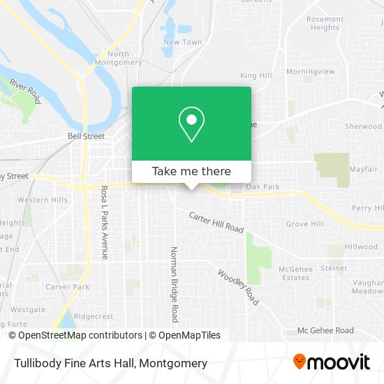 Tullibody Fine Arts Hall map