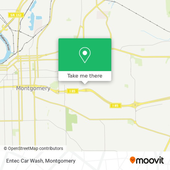 Entec Car Wash map