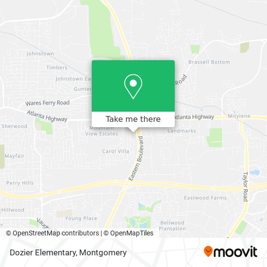 Mapa de Dozier Elementary