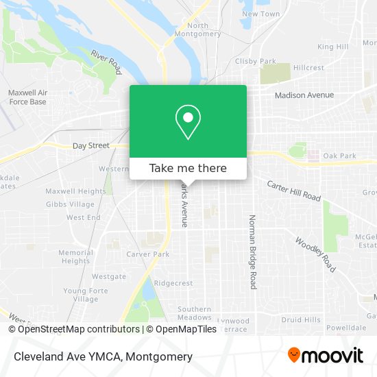 Mapa de Cleveland Ave YMCA