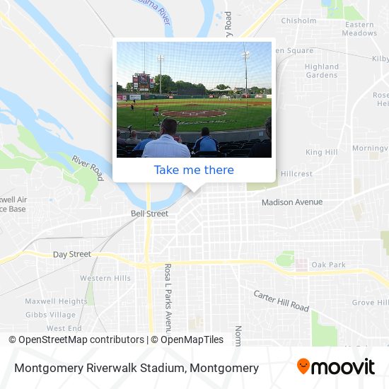 Montgomery Riverwalk Stadium map