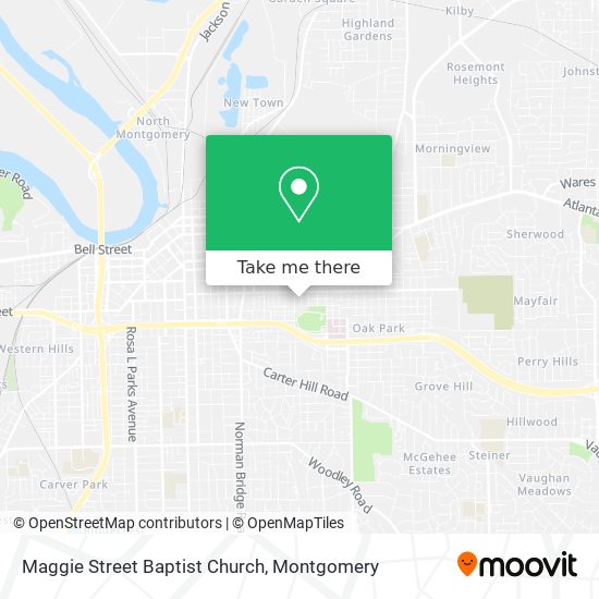 Maggie Street Baptist Church map