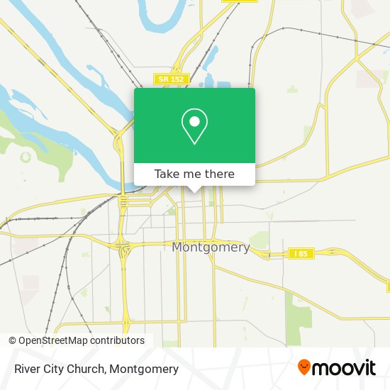 River City Church map