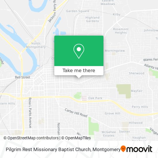 Pilgrim Rest Missionary Baptist Church map