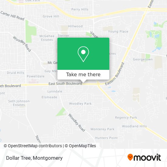 Mapa de Dollar Tree