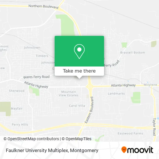 Faulkner University Multiplex map