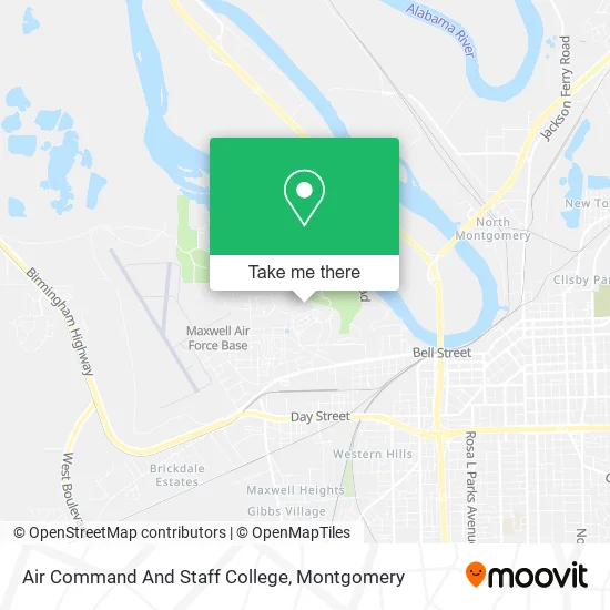 Mapa de Air Command And Staff College