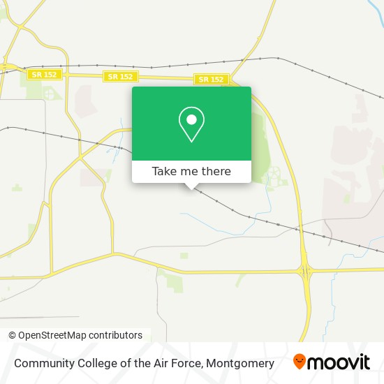 Community College of the Air Force map