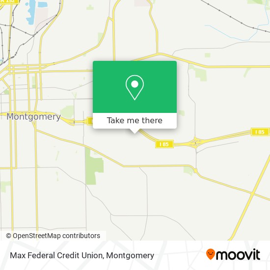 Max Federal Credit Union map