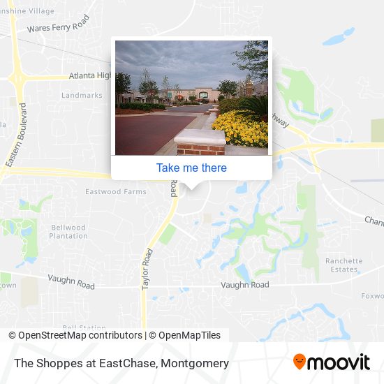 The Shoppes at EastChase map