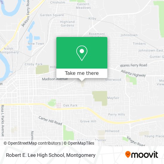 Cómo llegar a Robert E. Lee High School en Montgomery en Autobús?