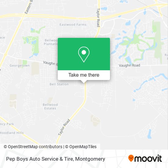 Pep Boys Auto Service & Tire map
