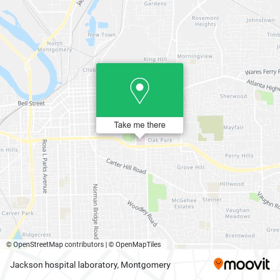 Jackson hospital laboratory map