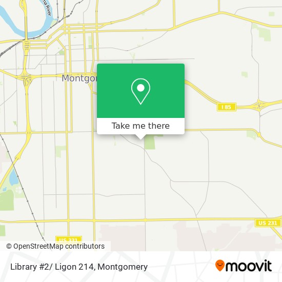 Library #2/ Ligon 214 map