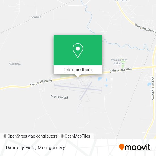 Mapa de Dannelly Field