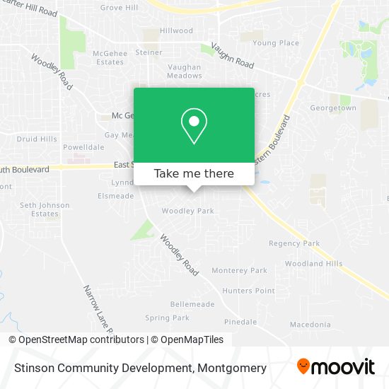 Stinson Community Development map