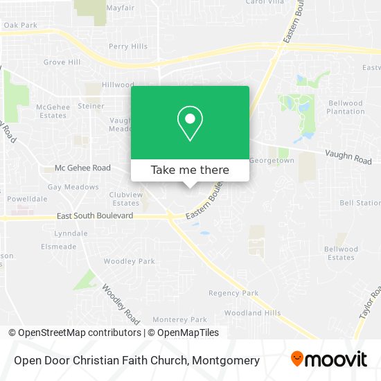 Open Door Christian Faith Church map