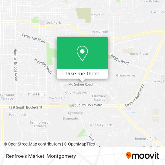 Renfroe's Market map
