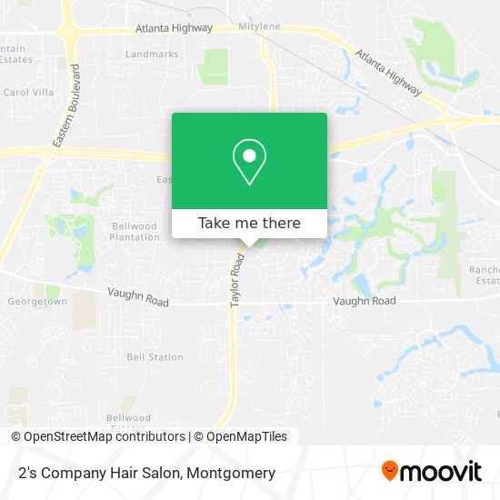 2's Company Hair Salon map