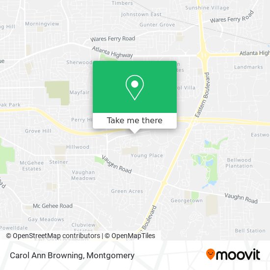 Carol Ann Browning map