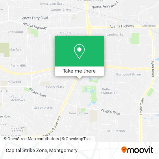 Capital Strike Zone map