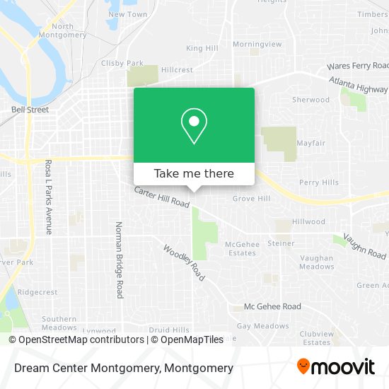 Dream Center Montgomery map