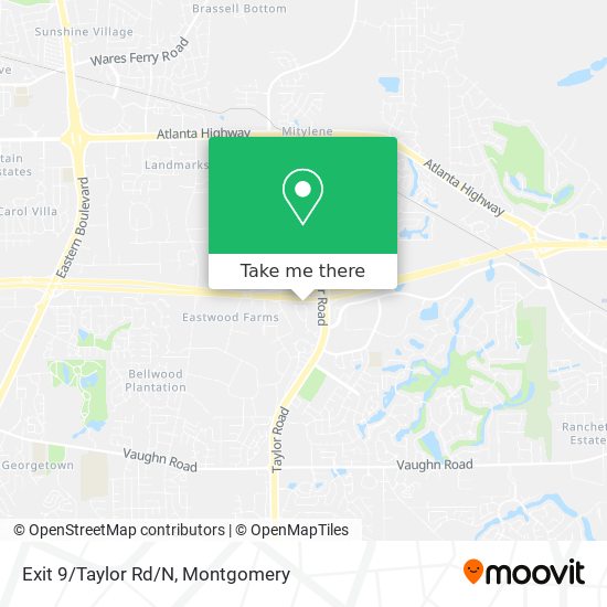Exit 9/Taylor Rd/N map