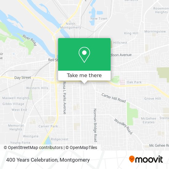 400 Years Celebration map