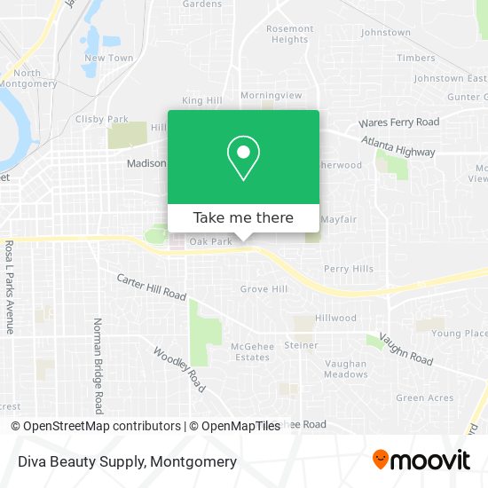 Diva Beauty Supply map