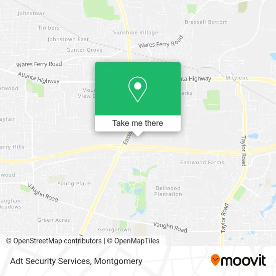 Adt Security Services map