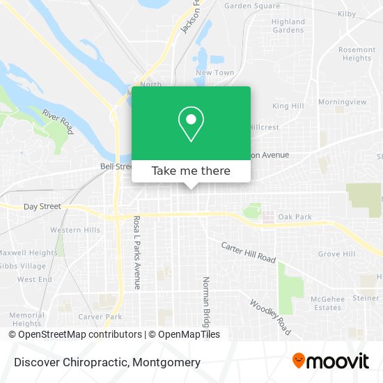 Discover Chiropractic map