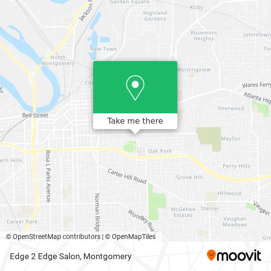 Edge 2 Edge Salon map
