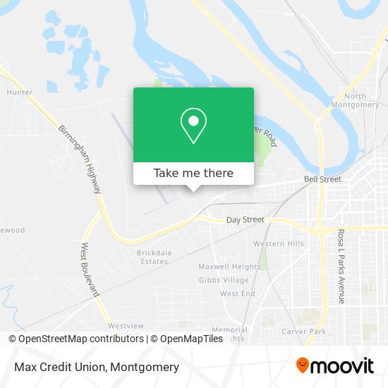 Mapa de Max Credit Union