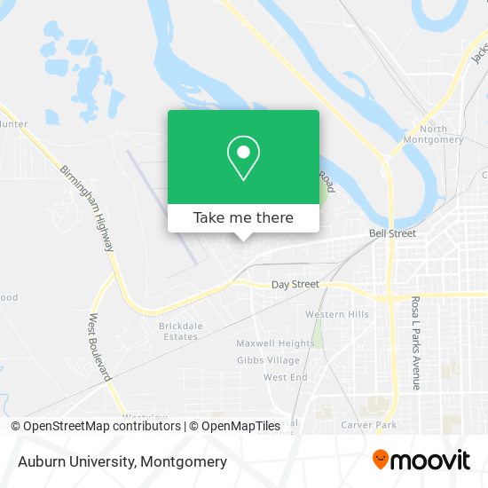 Mapa de Auburn University