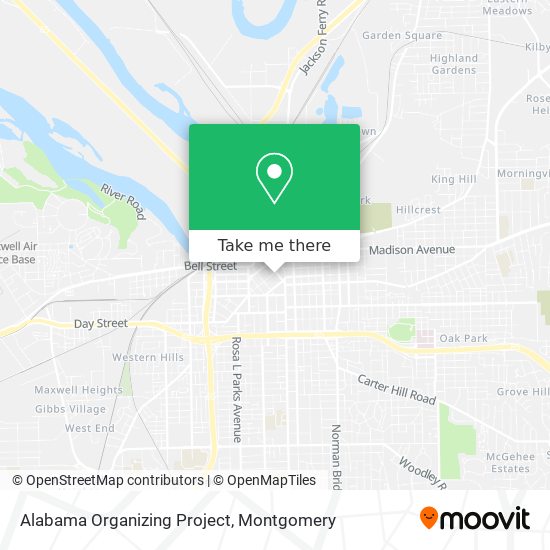 Mapa de Alabama Organizing Project