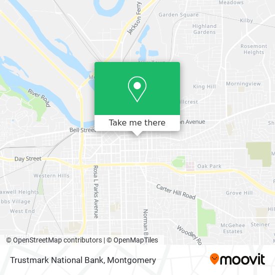 Trustmark National Bank map