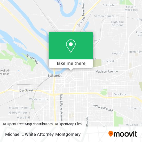 Mapa de Michael L White Attorney