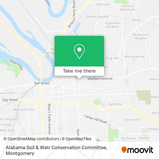 Mapa de Alabama Soil & Watr Conservation Committee