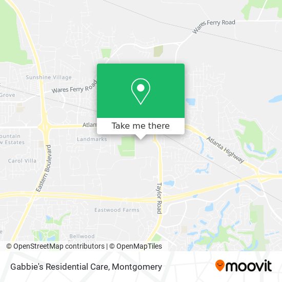 Gabbie's Residential Care map