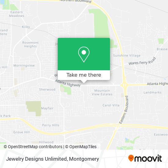 Jewelry Designs Unlimited map