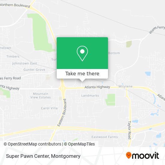 Mapa de Super Pawn Center