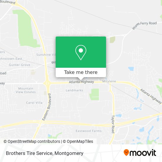 Brothers Tire Service map
