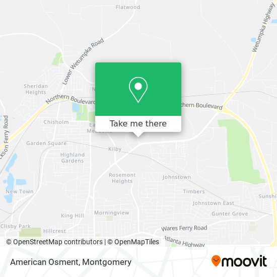 Mapa de American Osment