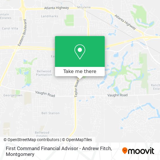 Mapa de First Command Financial Advisor - Andrew Fitch