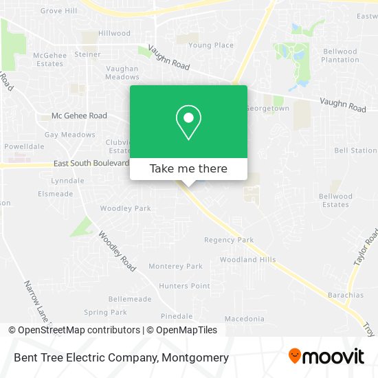 Bent Tree Electric Company map