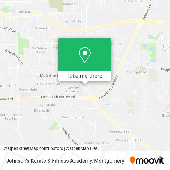 Johnson's Karate & Fitness Academy map