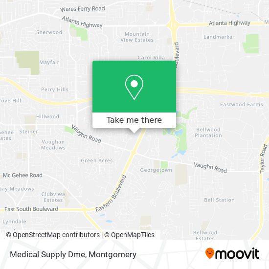 Mapa de Medical Supply Dme