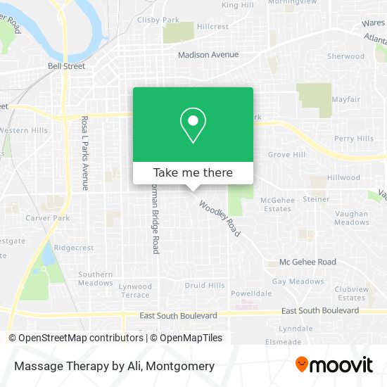 Massage Therapy by Ali map